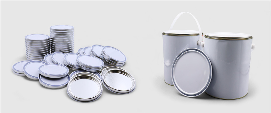 Round Paint Tin Can lid, Ring And Bottom (14)